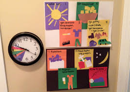 On Task On Time A Children S Color Coded Responsibility Clock And Corresponding Charts For Scho Preschool Activities Toddler Chores For Kids Toddler Routine