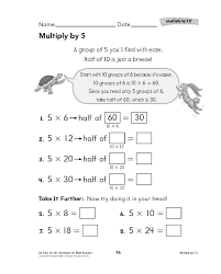 Multiply By 5 Grades K 3 Download And Print This Activity For Practice In Multiplying Numbers By Summer School Curriculum Math Instruction Homeschool Math