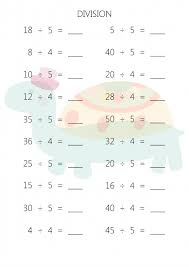 mental division worksheet 4 kidspressmagazine com