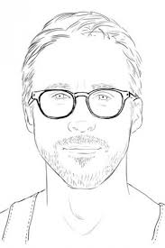 Ryan Gosling Coloring Book I Love Mel Ryan Gosling Coloring Books Color Me