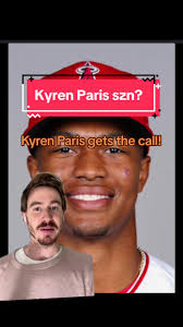 Kyren Paris gets the call! #scoutthestatline #thehobby #mlbprospects  #fantasybaseball #angels #laangels #kyrenparis
