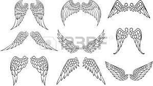 Resultado De Imagen Para Dibujos De Alas De Angel Para Colorear Flugel Zeichnung Engelsflugel Vorlage Abstrakt