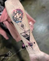 Aquarius pisces and stars wrist tattoos is a sort of a symbolic departure from the classic tattoo on the forearm or shoulder in the direction of originality and courage. Pin On Tattoos That I Love