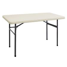 Gray granite metal, particle board & laminate. Reviews For Hdx 4 Ft Earth Tan Plastic Folding Banquet Table Ta2448bx04 The Home Depot