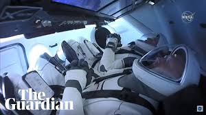 Et on march 2, a rocket carrying spacex's first capsule designed for humans, the crew dragon, lifted off from cape canaveral, florida. Spacex Crew Dragon Capsule Prepares To Dock At International Space Station Watch Live Youtube