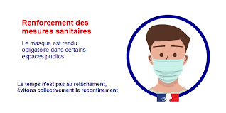 Le Port Du Masque Rendu Obligatoire Dans La Plupart Des Lieux Publics Marquette Lez Lille