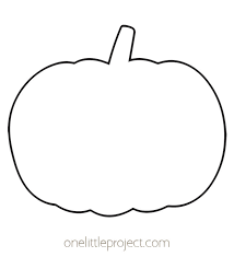 Only to your surprise, there is not one but two of. Pumpkin Template Free Printable Pumpkin Outlines One Little Project