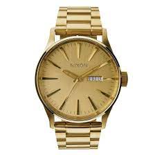 Nixon nixon time teller watch all gold gold item code: Men S Nixon The Sentry Ss Watch In All Gold A356502 Reeds Jewelers