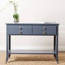 Abbyson Living Antoni Console Table In Blue Wood Console Table Console Table Abbyson Living