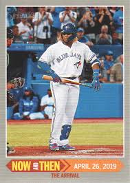 The blue jays may not be dominant — their roster has been decimated by injuries — but they are getting by, at least so far. 2019 Topps Heritage Baseball Now And Then Nt 12 Vladimir Guerrero Jr Ebay