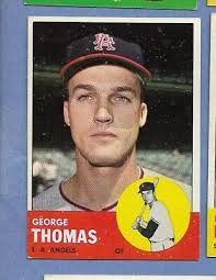 1963 TOPPS BB #98 GEORGE THOMAS/ANGELS EX/MT