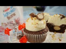 Kinder Schoko Bon Cupcakes Mit Milchcreme Frosting Cupcake Rezept Youtube Cupcakes Frost Cupcakes Lebensmittel Essen