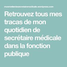 Retrouvez Tous Mes Tracas De Mon Quotidien De Secretaire Medicale Dans La Fonction Publique