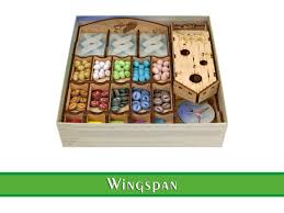 Wingspan Organizer Free Dicetower Wood Insert For Wingspan Etsy Board Games Board Game Storage Wood Insert