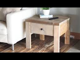 It's more than a nightstand, since you can slide the tray out and. Easy To Build Nightstand Or End Table With Drawer Anawhite Youtube
