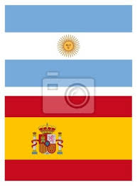 España es el actual campeón mundial. Banderas Argentina Y Espana Pinturas Para La Pared Cuadros Alferez Buenos Aires Iberico Myloview Es
