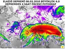 Açık havada kısa gök kuşağı oluşur. Deprem Tahmininde Bulutlarin Rolu 2013 Deprem Tahmin Uzmani