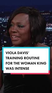 #ViolaDavis’ training routine for #TheWomanKing was intense. #FallonTonight