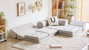Frau Japanese Floor Sofa Bed Furniture And Home Decor Floor Sofas Recliners Bedandbasics In 2020 Japanese Floor Bed Floor Couch Home Design Living Room