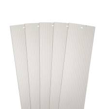 Includes headrail, fabric slat pack, wall or ceiling fixings and instructions. Dalix Ribbed Vertical Blinds Replacement Slats Ivory Vinyl Window 5 Pa
