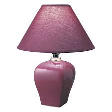 Visit our burgundy table lamps website; Burgundy Small Ceramic Accent Table Lamp Amazon Com
