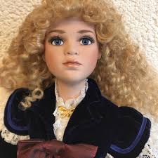 Vintage Collectable Jan Mclean Doll ELIZA BLUE 25" High Ltd Edition 10/300 