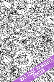 Coloring pages for kids and adults. Printable Coloring Tablecloths And Posters The Crafting Chicks