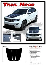 Trail Hood Jeep Grand Cherokee Trailhawk Hood Decal Stripe