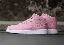 Pink Black White Jordan 1 Low Air Jordan 1 Mid Girls Easter Pink Sneakernews Com Air Jordans Sneakers Jordan 1 Mid