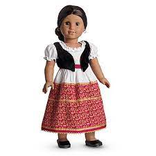 Josefina S Dress And Vest Doll Clothes American Girl American Girl Clothes American Girl