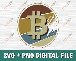 Free for commercial use high quality images Bitcoin Logo Vintage Svg Png Eps Dxf Cricut Cameo File Silhouette Art 123svgfile