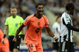 Rashford shines with two goals in Barcelona's win at Newcastle