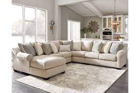 Carnaby 5 Piece Sectional With Chaise Ashley Furniture Homestore Sectional Living Room Decor Beige Sectional Living Room Large Sectional Sofa