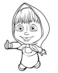 How to color masha and the bear coloring book para android apk baixar. Masha And The Bear Vector Peepsburgh