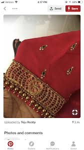 Pin By Shoba Pillai On Blouse Designs Embroidered Blouse Designs Bridal Blouse Designs Blouse Designs Silk