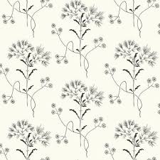 Me1515 Magnolia Home Joanna Gaines Wildflower Black On White Wallpaper In 2021 Magnolia Homes Stripped Wallpaper York Wallpaper