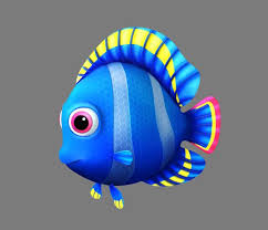 Cartoon Fish Rigged Animated 3d Model Cartoon Fish Fish Cartoon