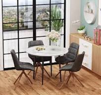 Las mejores ofertas en Mesa de comedor redonda de mármol | eBay