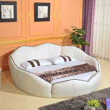 With the decidedly larger mattress, their pillow fights, dance parties and sleepovers will be more comfortable for treat yourself to the round bed frame and layer the square mattress you already have on top. Usd 981 64 Simple Modern Small Family Creative Personality Princess Round Bed Leather Art Bed Soft Wedding Bed Large Round Bed Double Bed Wholesale From China Online Shopping Buy Asian Products Online