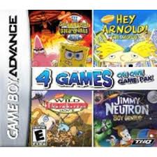 Spongebob Squarepants Hey Arnold Wild Thornberrys Jimmy Neutron 4 Pack Game Boy Advance Cartridge Only Pre Owned Walmart Com Walmart Com