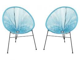 Lot De 2 Chaises De Jardin Alios Ii En Fils De Resine Tresses Noir Chaise De Jardin Chaise Chaisse