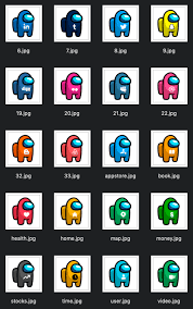 Among Us Ios 14 App Icons Ios14 Among Us Aesthetic Home Screen Among Us Iphone Ios14 Theme Iphone Wallpaper App App Icon Ios App Icon