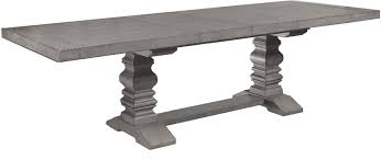 Prospect Hill Tan Rectangular Extendable Pedestal Dining Table Dining Table Extendable Pedestal Dining Table Pedestal Dining Room Table