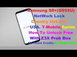 Yellow bars denote partial network coverage. Samsung Galaxy S8 Plus Network Unlock Free T Unlock And Sprint Done Without Cradit Z3x Pro Youtube