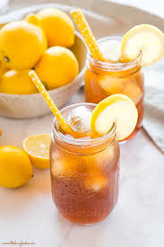 Fill a large glass with water, add the tea and leave to cold brew in the fridge overnight. Healthy Homemade Iced Tea Refined Sugar Free The Busy Baker