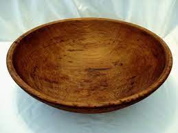 Large 1800 S Dough Bread Bowl Antique Wood Bowls