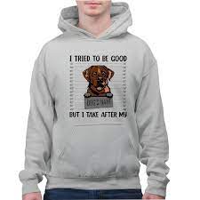 Amazon.com: Gift for Dog Lovers Catchy Names for Furry Friends Ideal for  Pet Owners Gray and Muticolor Unisex Hoodie : Handmade Products