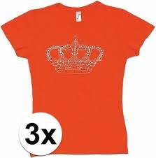 Agenda met wedstrijden volleybal vrouwen nederland. Bol Com 3x Koningsdag T Shirt Dames Oranje Maat L Kingsdag Kleding