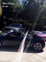 Amber Rose Blac Chyna Cars Rob Kardashian Shares Snapchat Of Blac Chyna In Audi Convertible Audi Convertible Audi Blac Chyna