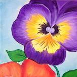 Painted Pansies - Brunch Paint & Sip at The Irish Pub
